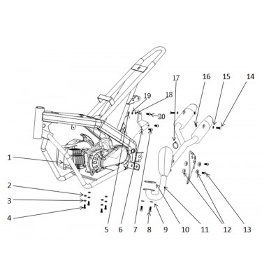 FIG.08 / Moteur - Échappement