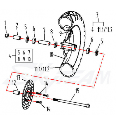 FIG.12 - Roue Avant