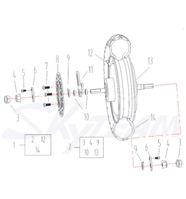 FIG.13 - Roue Arriere