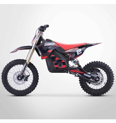 Moto enfant électrique RX 2000W - 14/12 - DIAMON MOTORS - Édition 2024 - Rouge