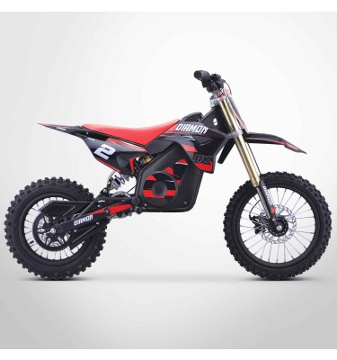 Moto enfant électrique RX 2000W - 14/12 - DIAMON MOTORS - Édition 2024 - Rouge