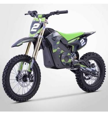 Moto enfant électrique RX 2000W - 14/12 - DIAMON MOTORS - Édition 2024 - Vert