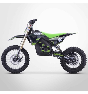 Moto enfant électrique RX 2000W - 14/12 - DIAMON MOTORS - Édition 2024 - Vert