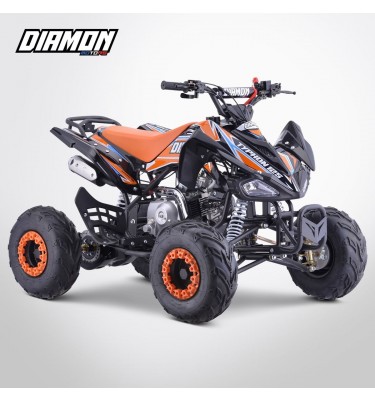 Quad enfant TYPHON 125 - Roues 7“ - DIAMON MOTORS - Édition 2024 - Orange