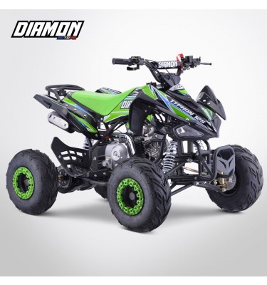 Quad enfant TYPHON 125 - Roues 7“ - DIAMON MOTORS - Édition 2024 - Vert