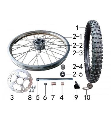 FIG 11 - Roue avant