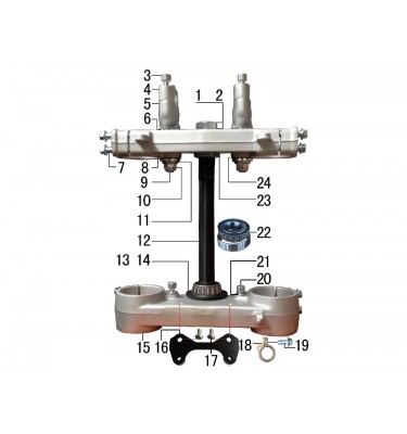 FIG 03 - Tés de fourche