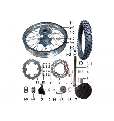 FIG 12 - Roue arrière