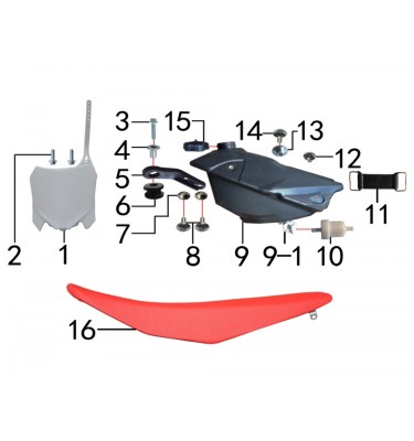 FIG 16 - Selle Réservoir