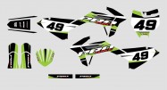 Kit déco – Vert pour Pocket cross PROBIKE 49 SX