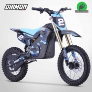 Moto enfant électrique RX 2000W - 14/12 - DIAMON MOTORS - Édition 2024 - Bleu