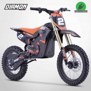 Moto enfant électrique RX 2000W - 14/12 - DIAMON MOTORS - Édition 2024 - Orange