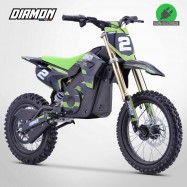 Moto enfant électrique RX 1600W - 14/12 - DIAMON MOTORS - Édition 2024 - Vert